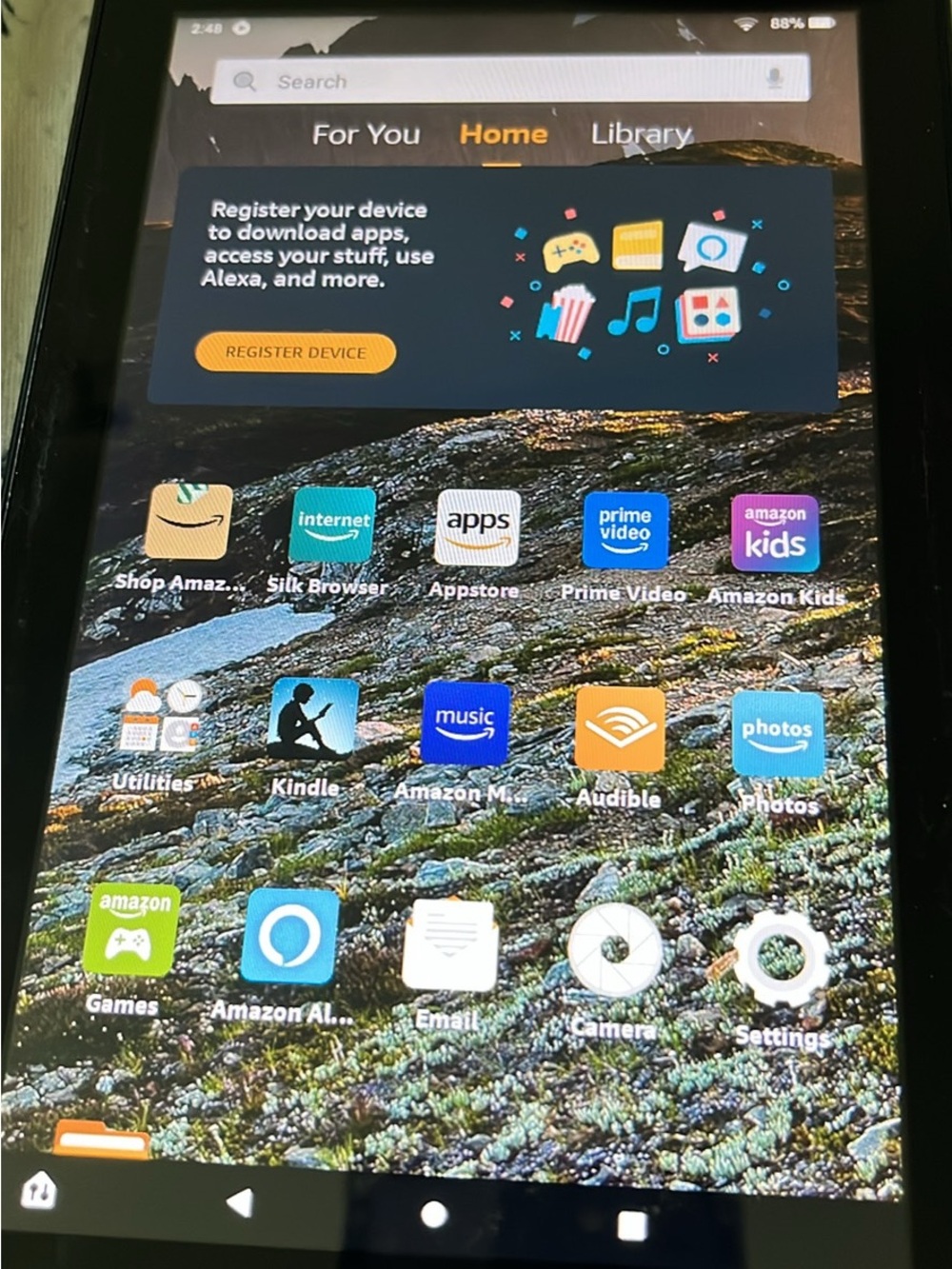Amazon Fire Tablet - Black - 7th/9th Gen (Compatible)